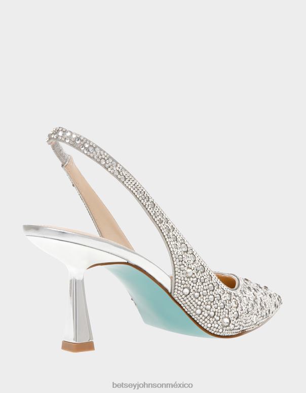 Betsey Johnson zapatos mujer F00V18 clark plata