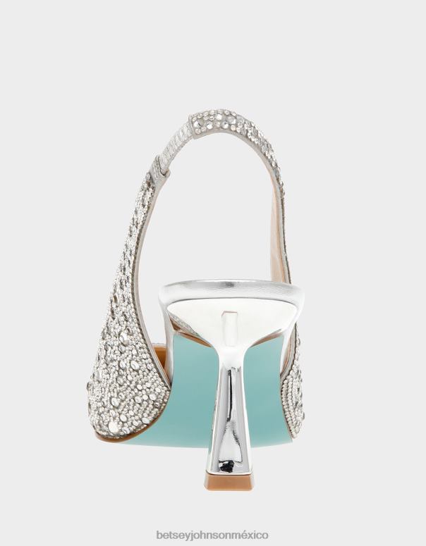 Betsey Johnson zapatos mujer F00V18 clark plata