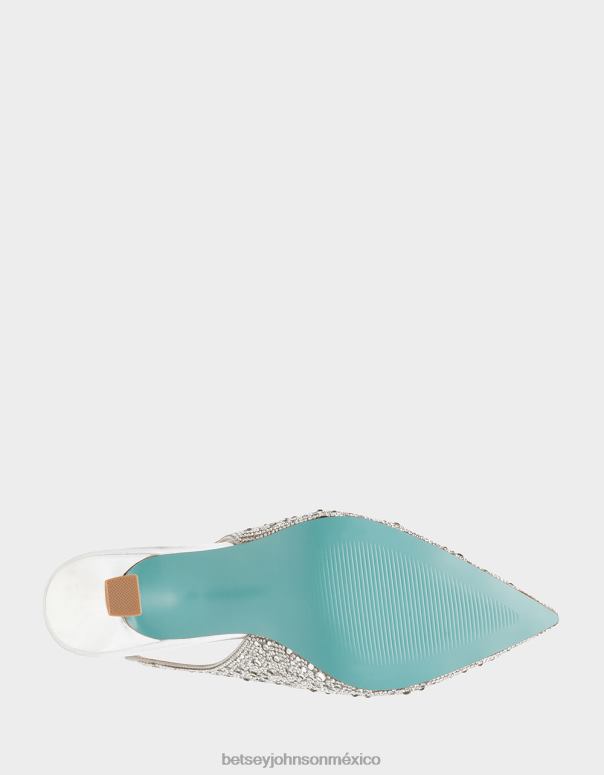 Betsey Johnson zapatos mujer F00V18 clark plata