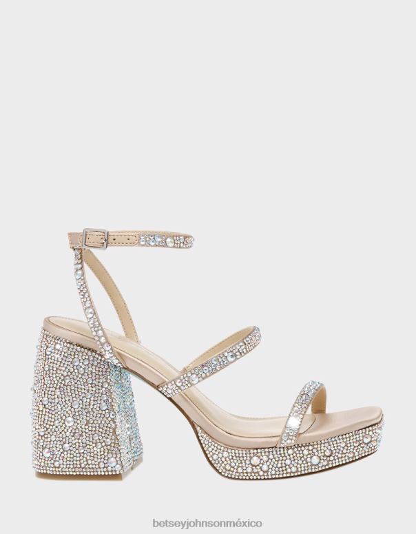 Betsey Johnson zapatos mujer F00V20 Denni pedrería