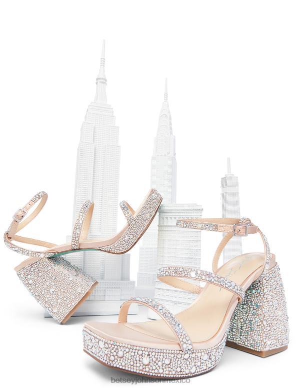 Betsey Johnson zapatos mujer F00V20 Denni pedrería