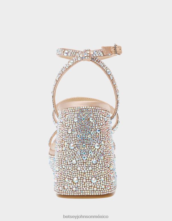 Betsey Johnson zapatos mujer F00V20 Denni pedrería