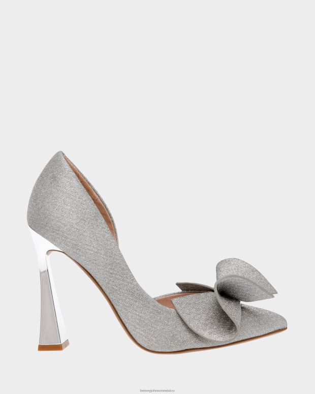 Betsey Johnson zapatos mujer F00V26 ejercer presión sobre plata