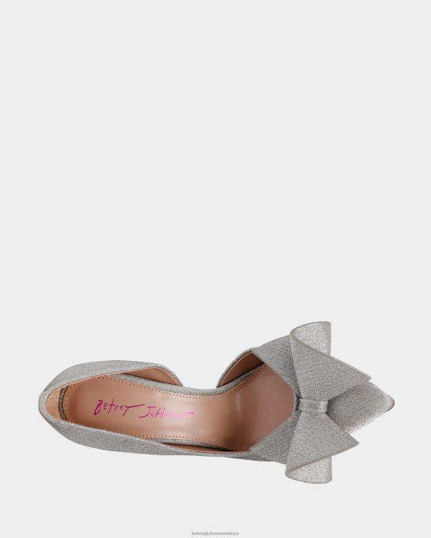 Betsey Johnson zapatos mujer F00V26 ejercer presión sobre plata