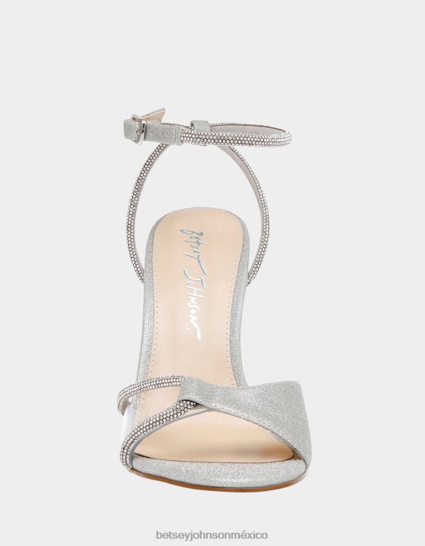 Betsey Johnson zapatos mujer F00V30 Vera plata