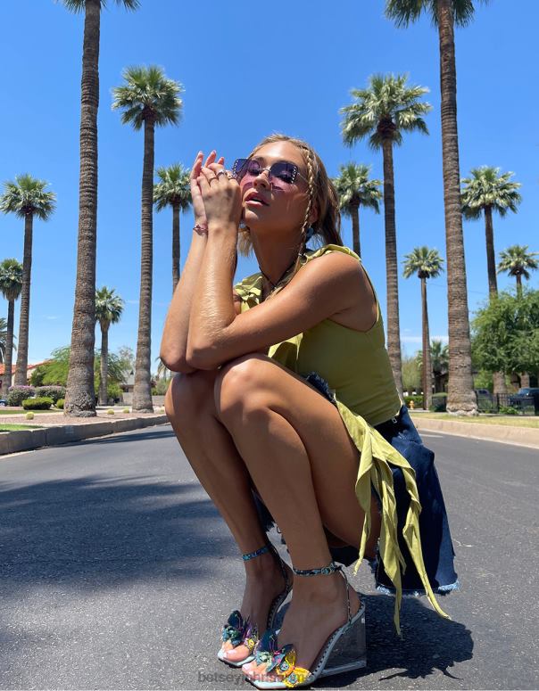 Betsey Johnson zapatos mujer F00V34 kynlee multi azul