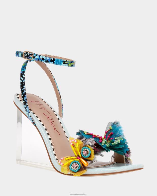 Betsey Johnson zapatos mujer F00V34 kynlee multi azul