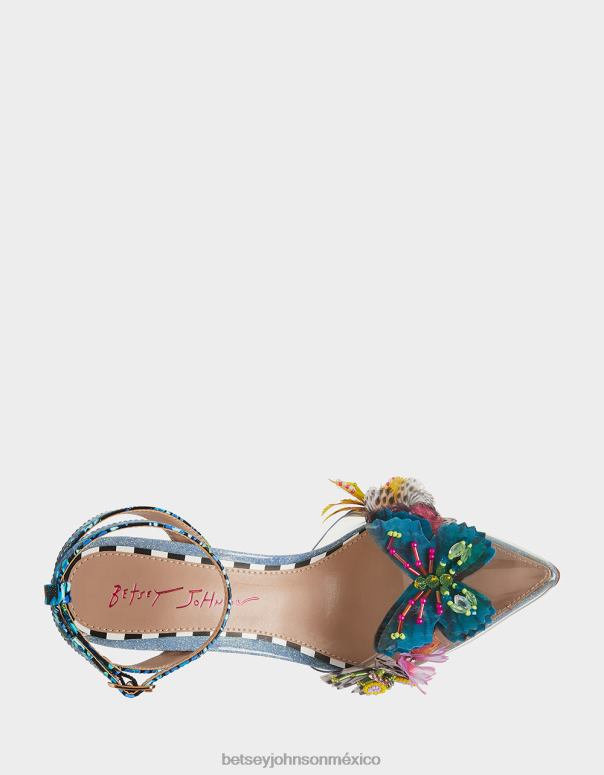 Betsey Johnson zapatos mujer F00V42 nadia multi azul