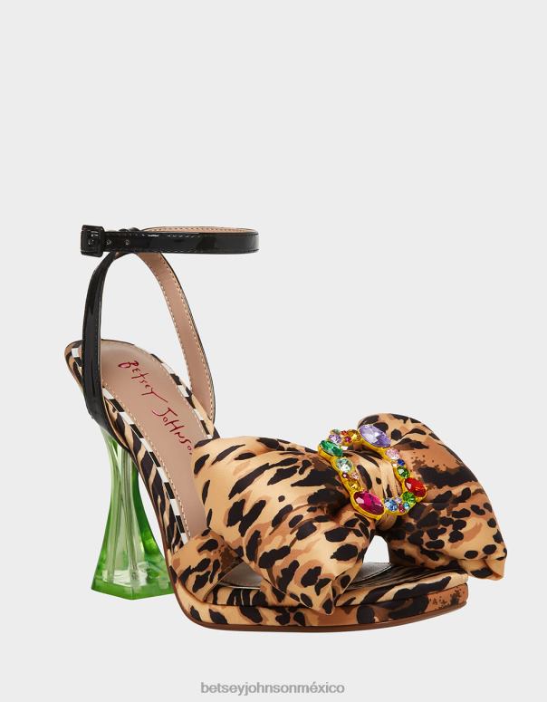 Betsey Johnson zapatos mujer F00V49 pollie leopardo multi