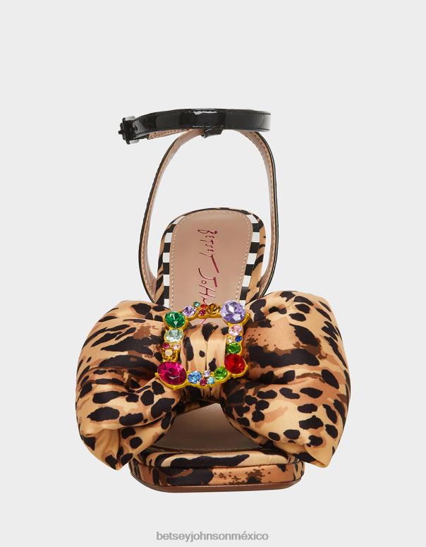 Betsey Johnson zapatos mujer F00V49 pollie leopardo multi