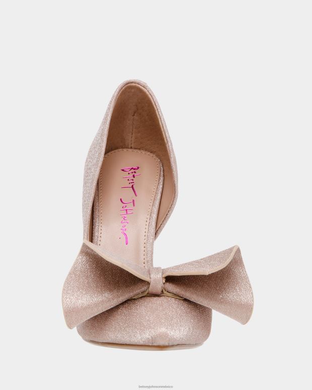 Betsey Johnson zapatos mujer F00V62 ejercer presión sobre champán