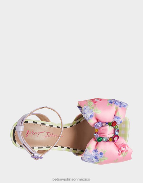 Betsey Johnson zapatos mujer F00V73 pollie rosa multi