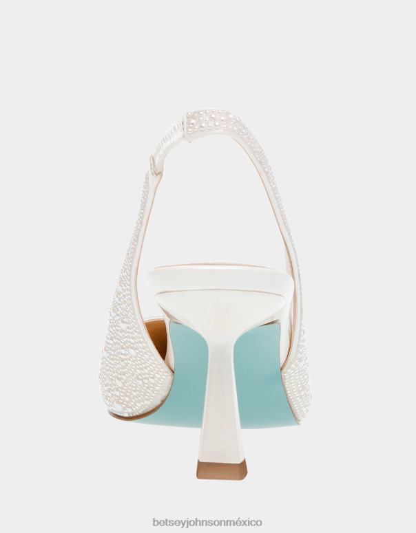 Betsey Johnson zapatos mujer F00V75 clark Marfil