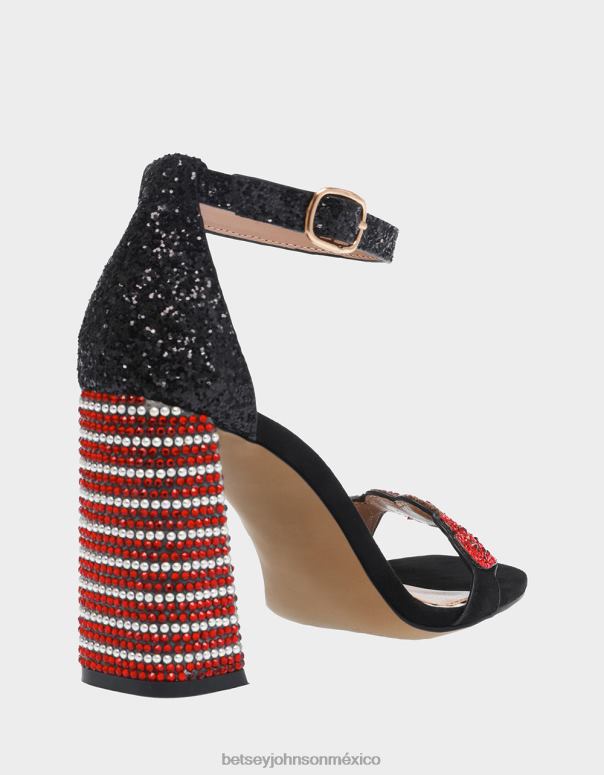 Betsey Johnson zapatos mujer F00V77 kameron-bj negro multi