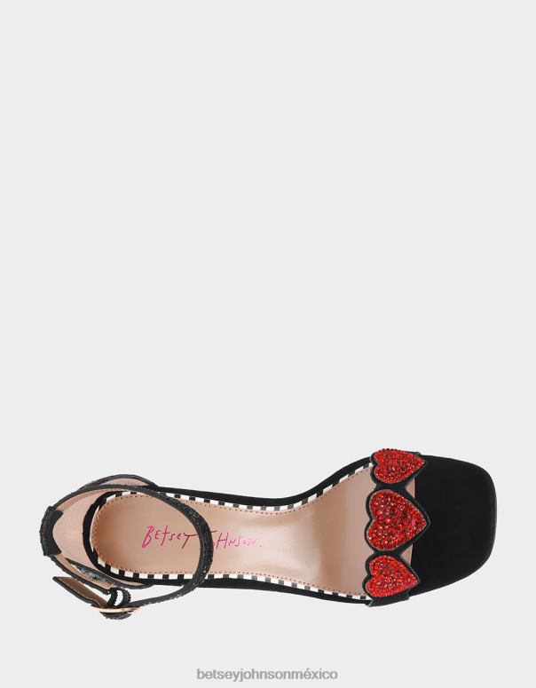 Betsey Johnson zapatos mujer F00V77 kameron-bj negro multi