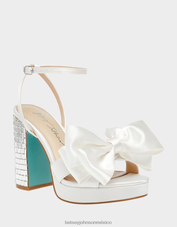 Betsey Johnson zapatos mujer F00V81 loco Marfil