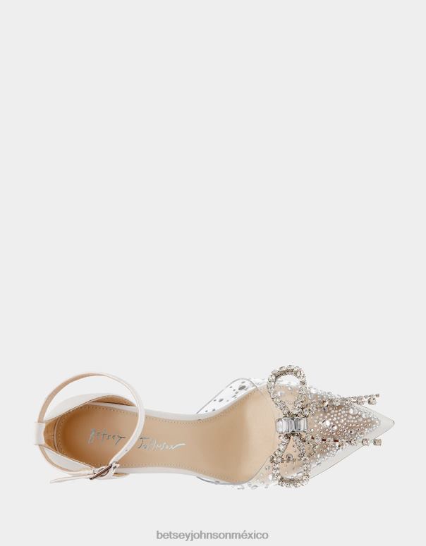 Betsey Johnson zapatos mujer F00V83 cariño blanco