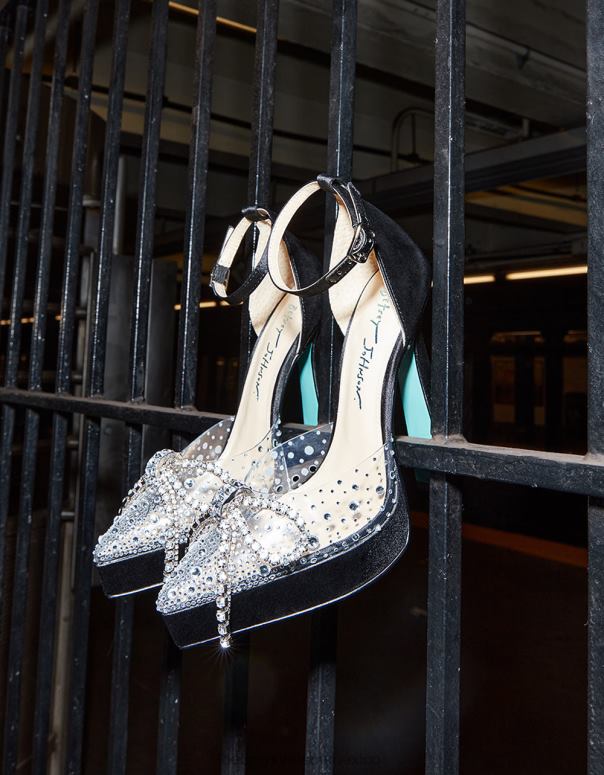 Betsey Johnson zapatos mujer F00V85 cariño satén negro