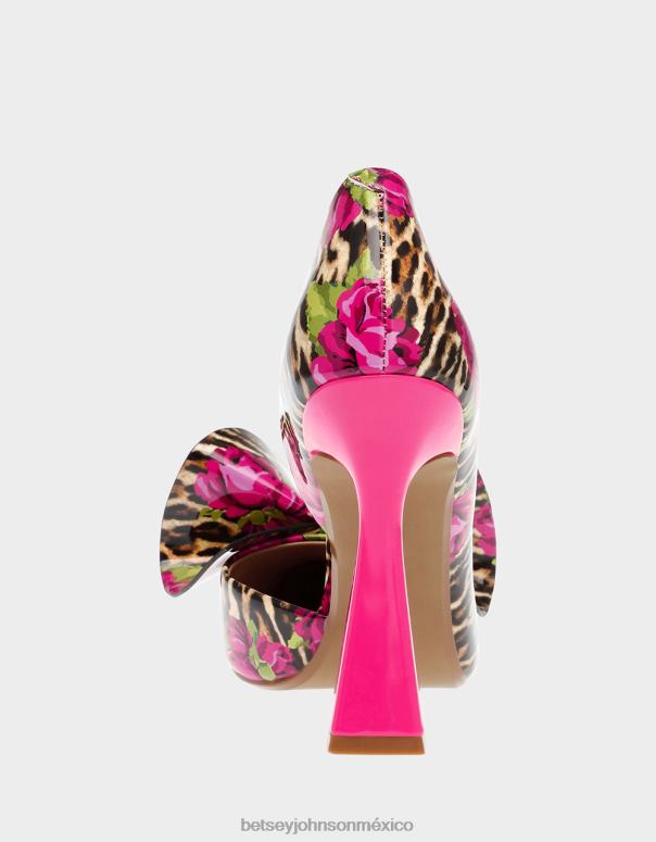 Betsey Johnson zapatos mujer F00V87 noble-p leopardo multi