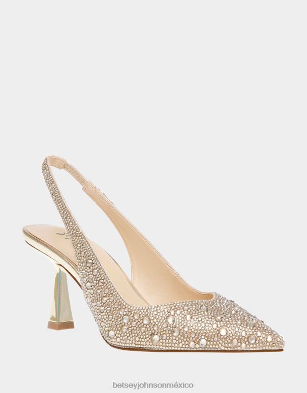 Betsey Johnson zapatos mujer F00V93 clark oro