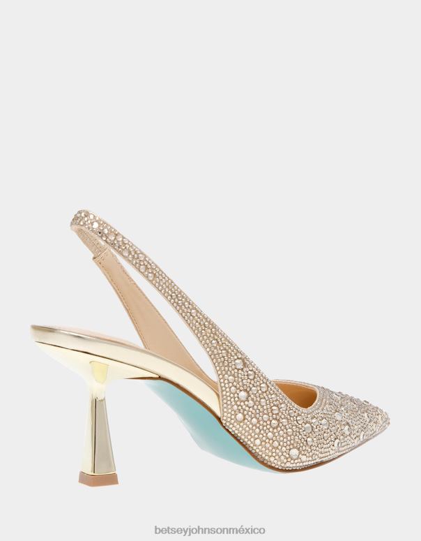 Betsey Johnson zapatos mujer F00V93 clark oro
