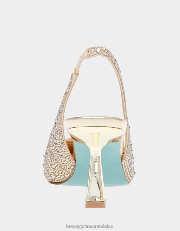Betsey Johnson zapatos mujer F00V93 clark oro
