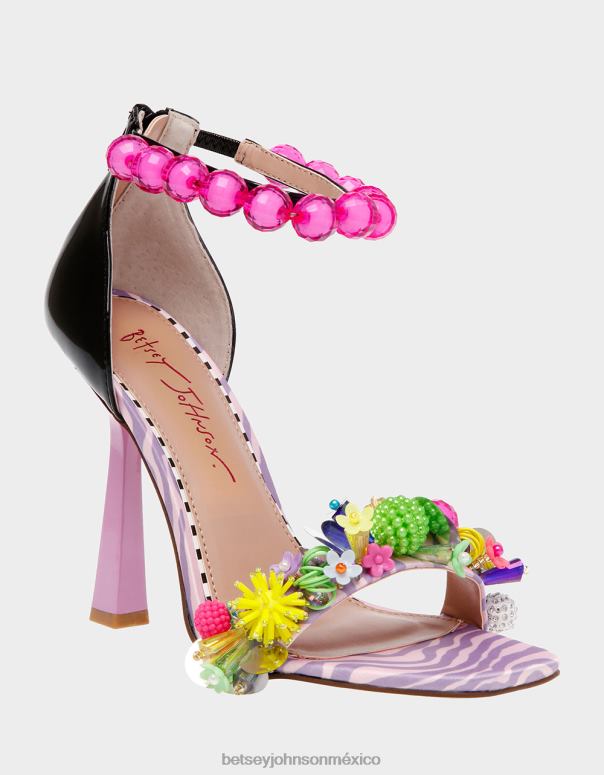 Betsey Johnson zapatos mujer F00V98 clooney rosa multi