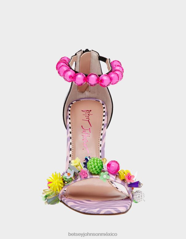 Betsey Johnson zapatos mujer F00V98 clooney rosa multi