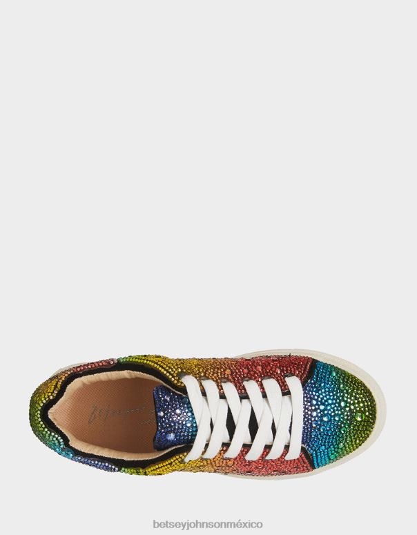 Betsey Johnson zapatos niños F00V175 Sidny arcoiris multi