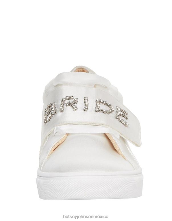Betsey Johnson zapatos mujer F00V183 sb-liana marfil satín