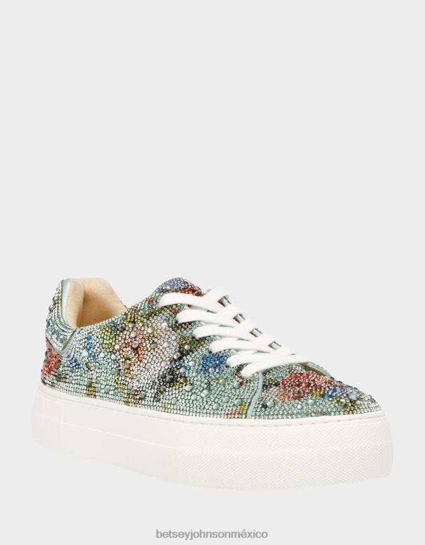 Betsey Johnson zapatos mujer F00V47 Sidny multi verde