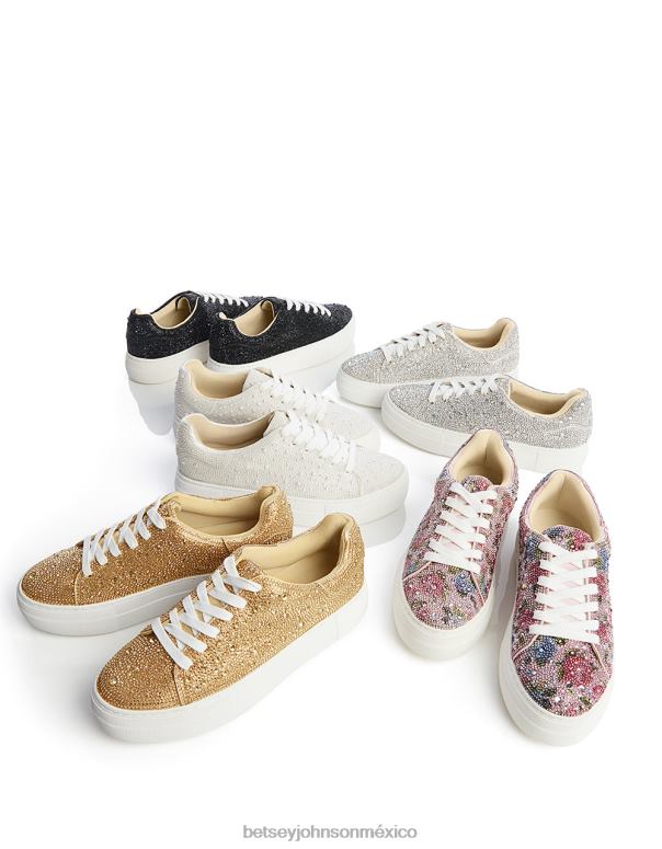 Betsey Johnson zapatos mujer F00V63 Sidny oro multi