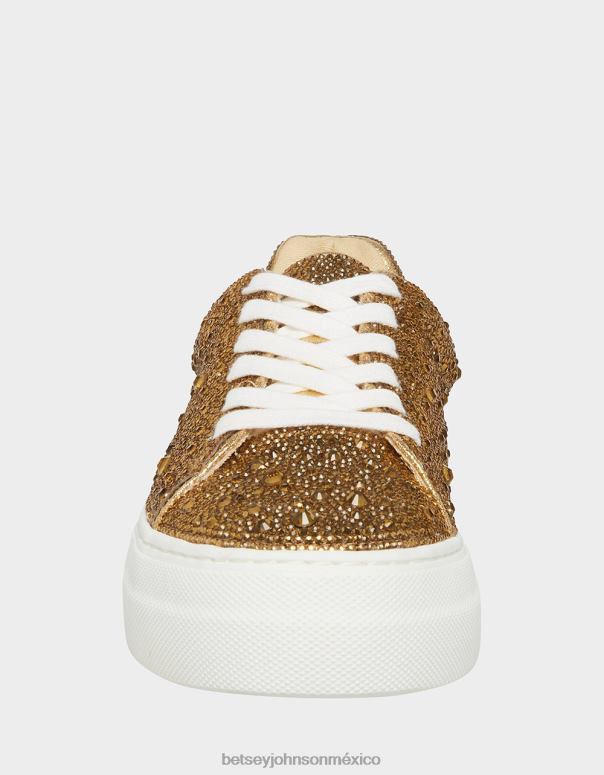 Betsey Johnson zapatos mujer F00V63 Sidny oro multi