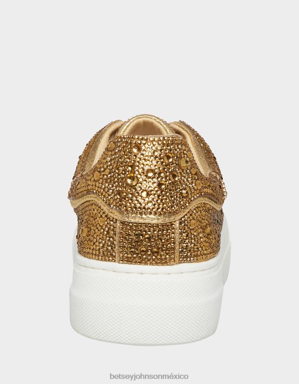 Betsey Johnson zapatos mujer F00V63 Sidny oro multi